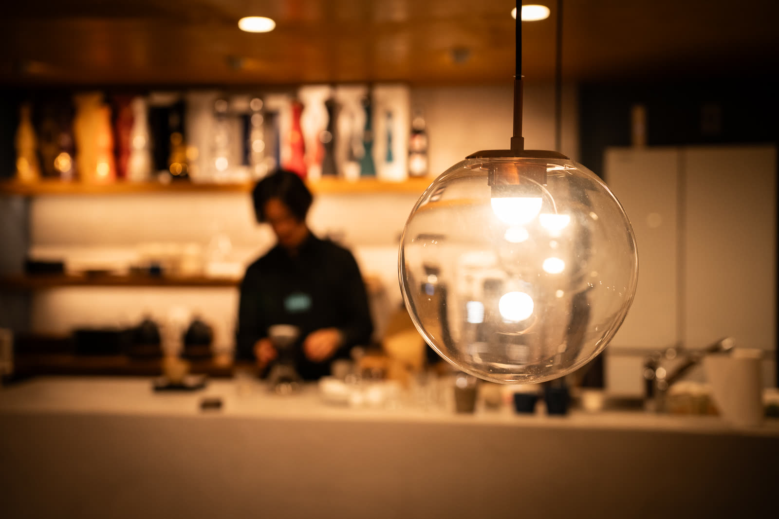 カフェ「さもん」の店内